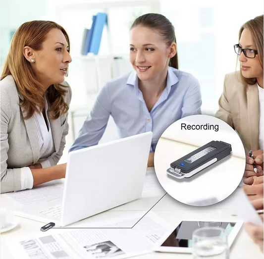 Clé USB 16 GB et enregistreur vocal avec détection de voix 2en1