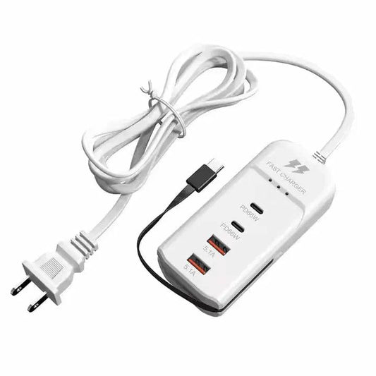 🔌 Multiprise Multifonction avec Charge Rapide et Arrêt Automatique 🔋